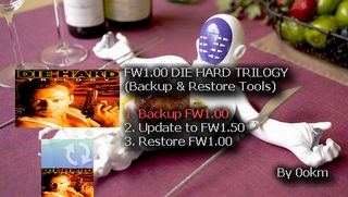 DIE HARD TRILOGY, PSP 1.00 - 1.50 upgrade/downgrade - 1